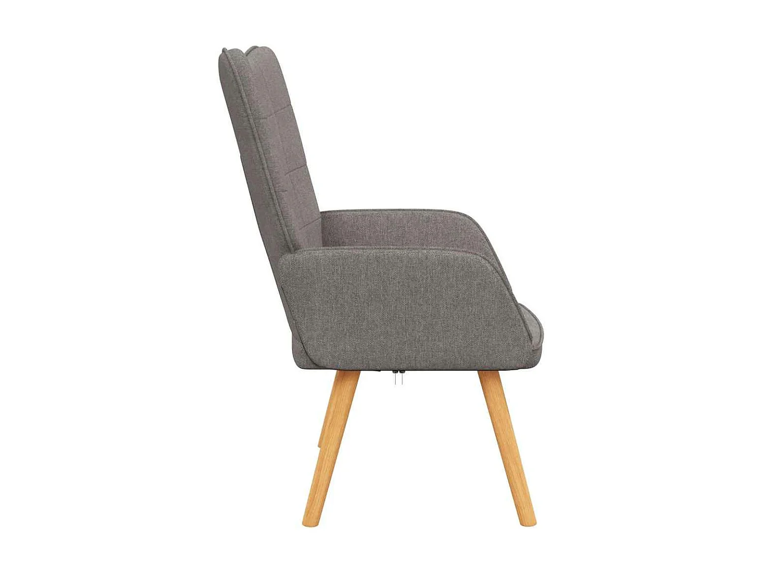 Fauteuil de relaxation Taupe Tissu