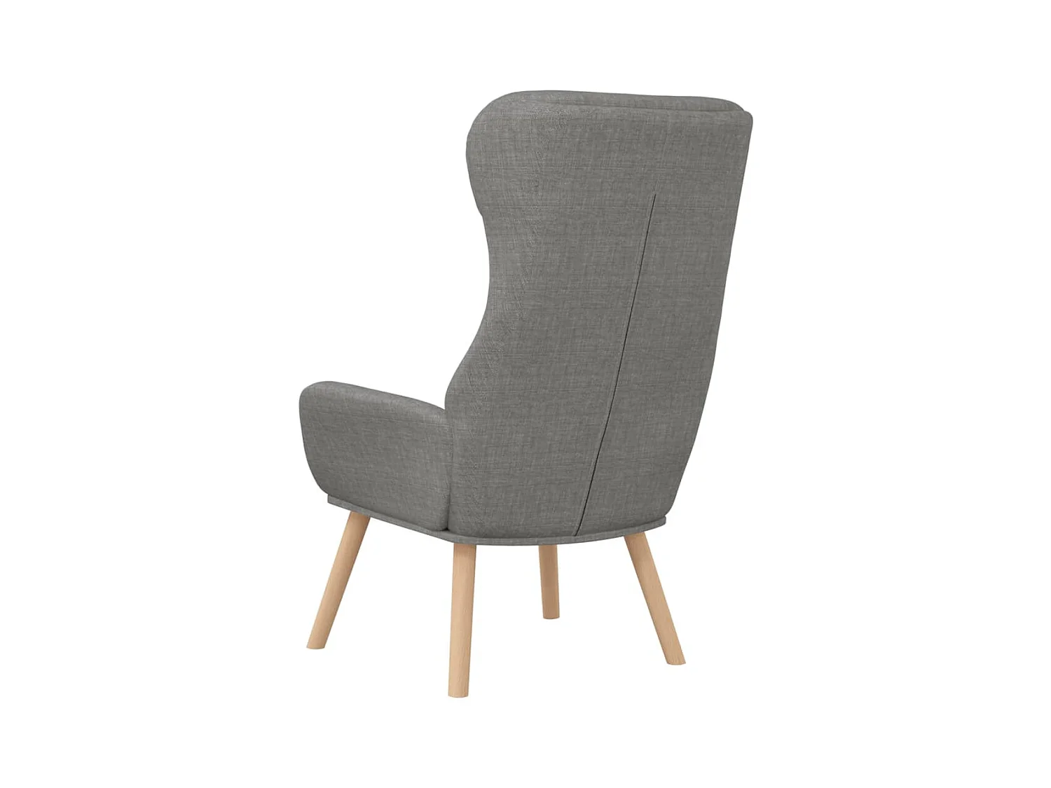 Fauteuil de relaxation Gris clair Tissu