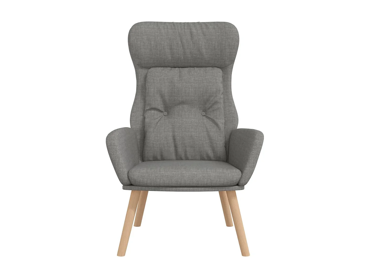 Fauteuil de relaxation Gris clair Tissu