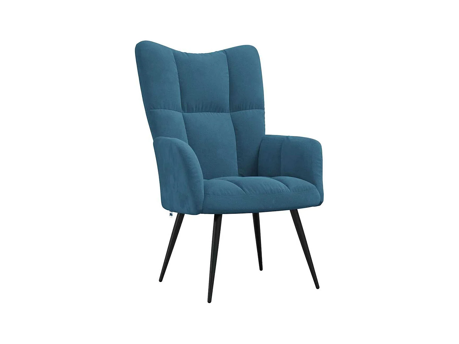 Fauteuil de relaxation Bleu Velours