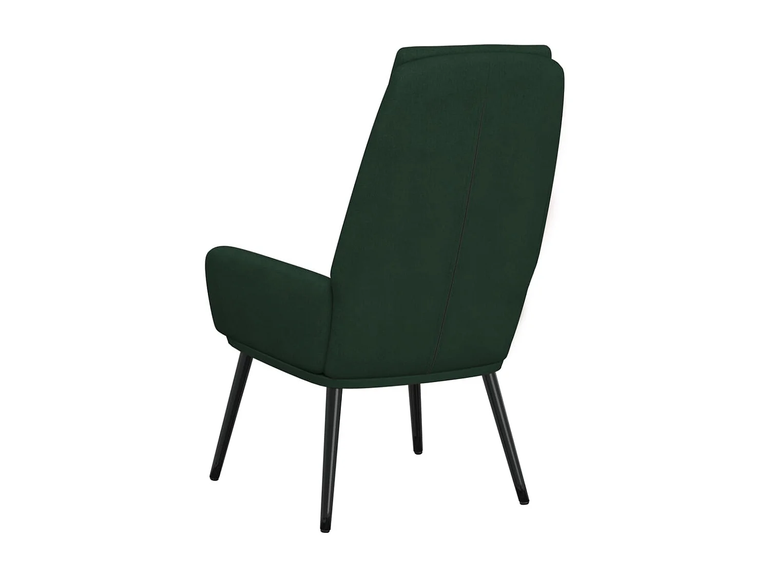 Fauteuil de relaxation Vert foncé Tissu