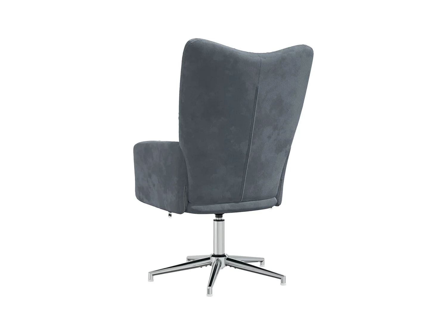 Fauteuil de relaxation Gris foncé Velours