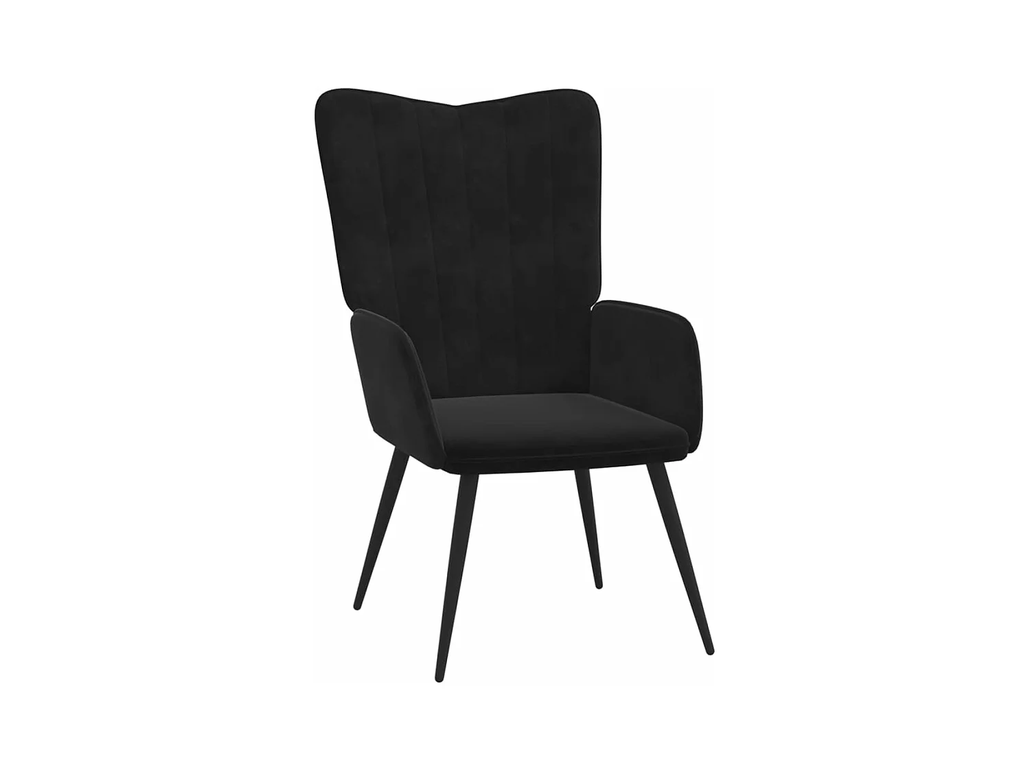 Fauteuil de relaxation Noir Velours