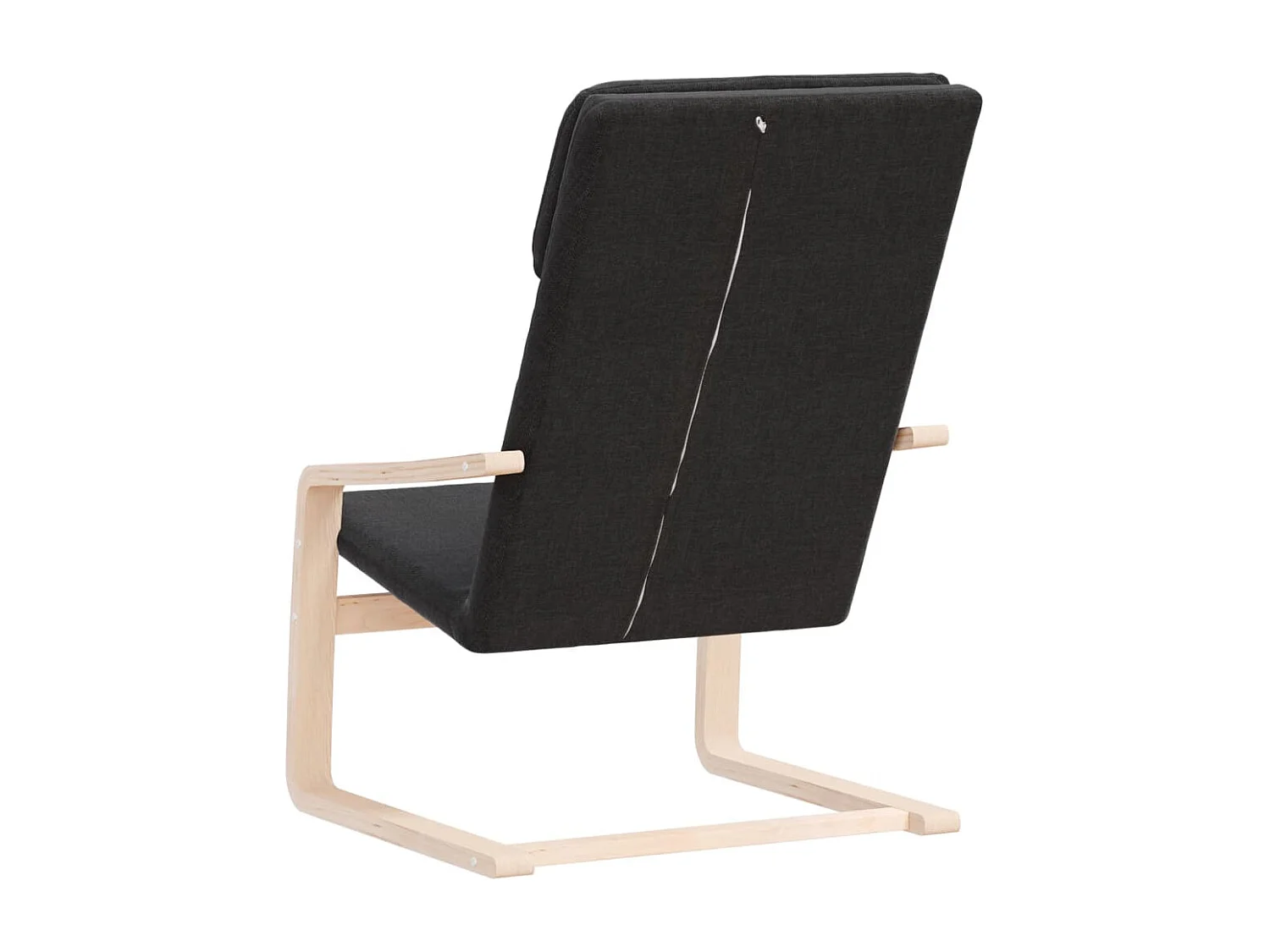 Sillón de relax de tela negro