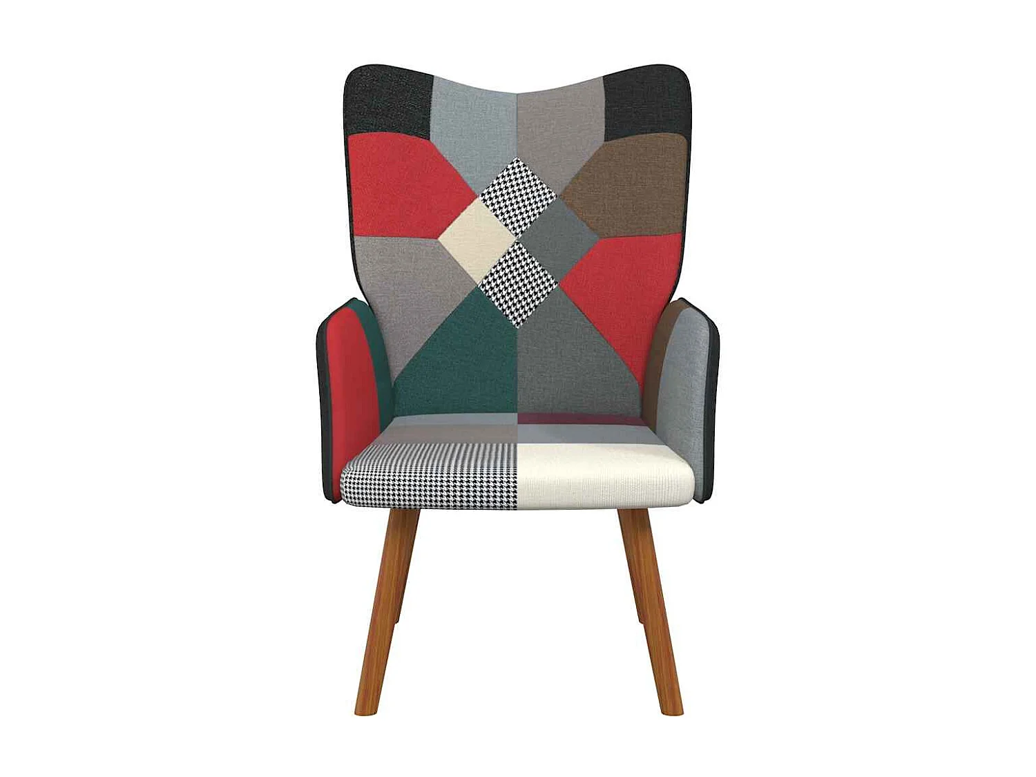 Silla de relajación de tela patchwork