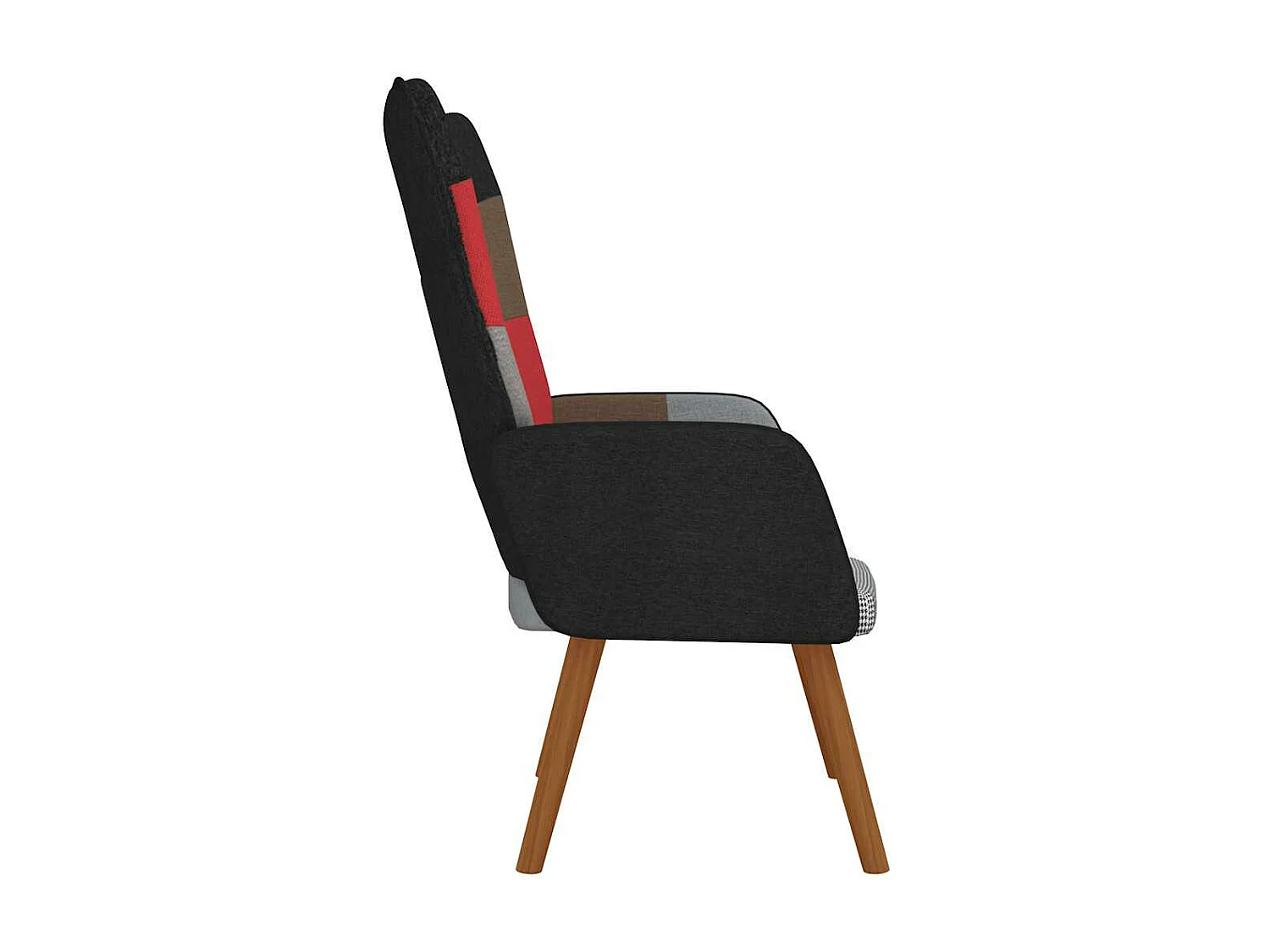 Silla de relajación de tela patchwork