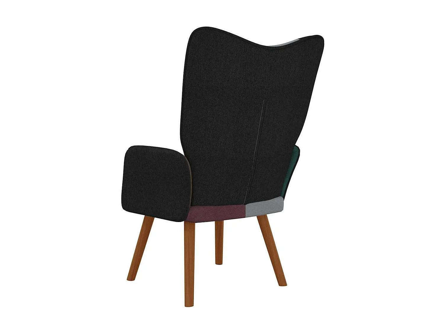 Silla de relajación de tela patchwork