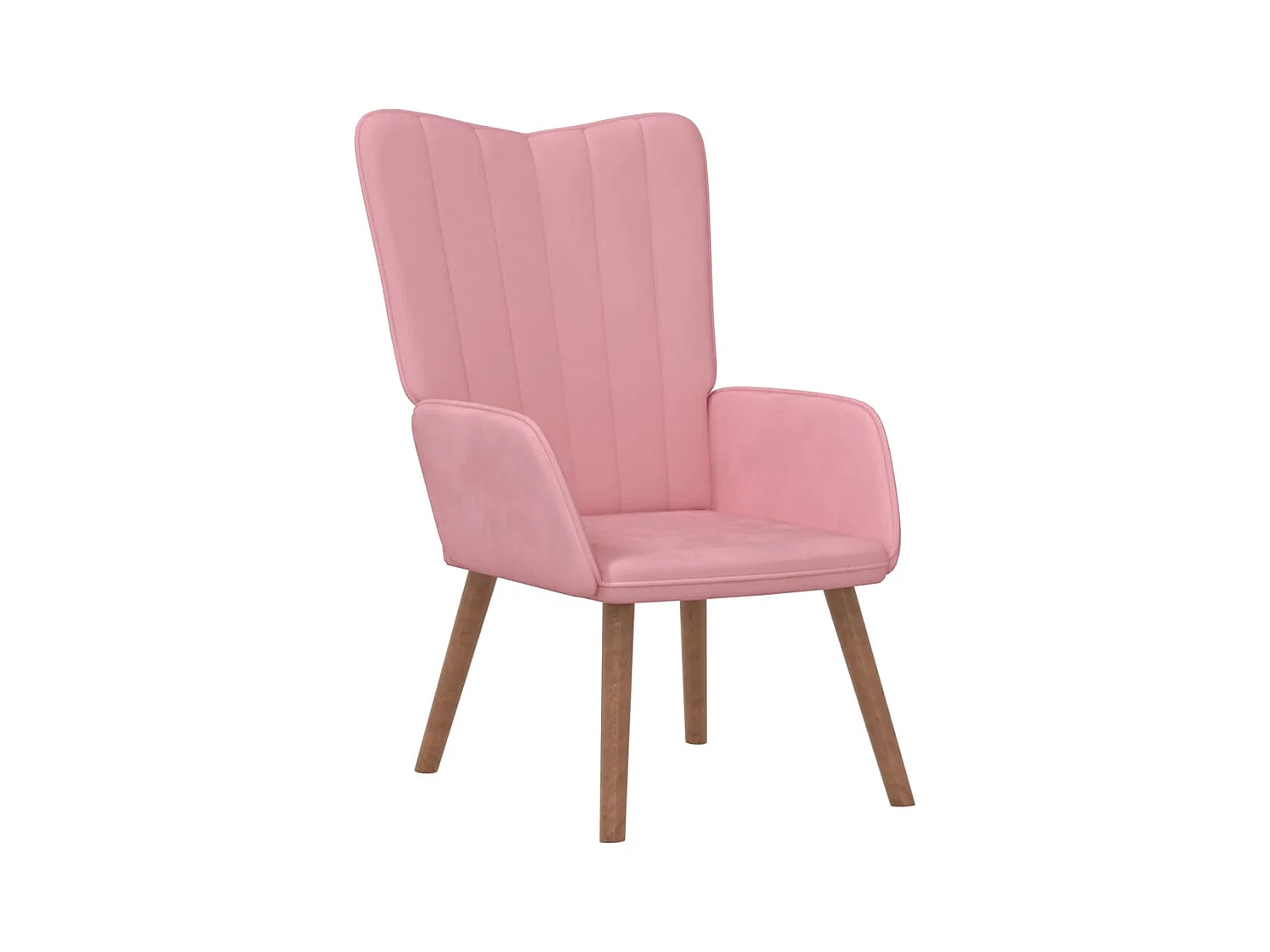 Fauteuil de relaxation Rose Velours