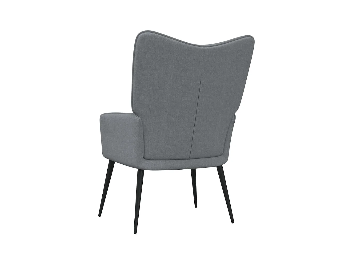 Fauteuil de relaxation Gris clair Tissu