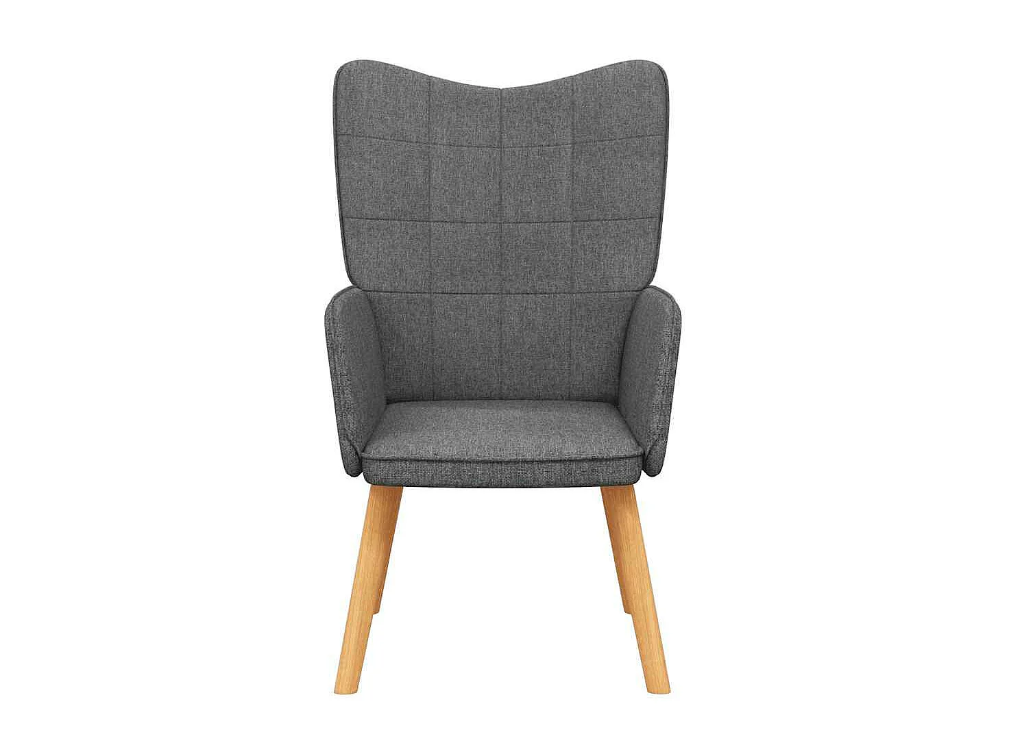 Cadeira de descanso tecido cinzento-escuro