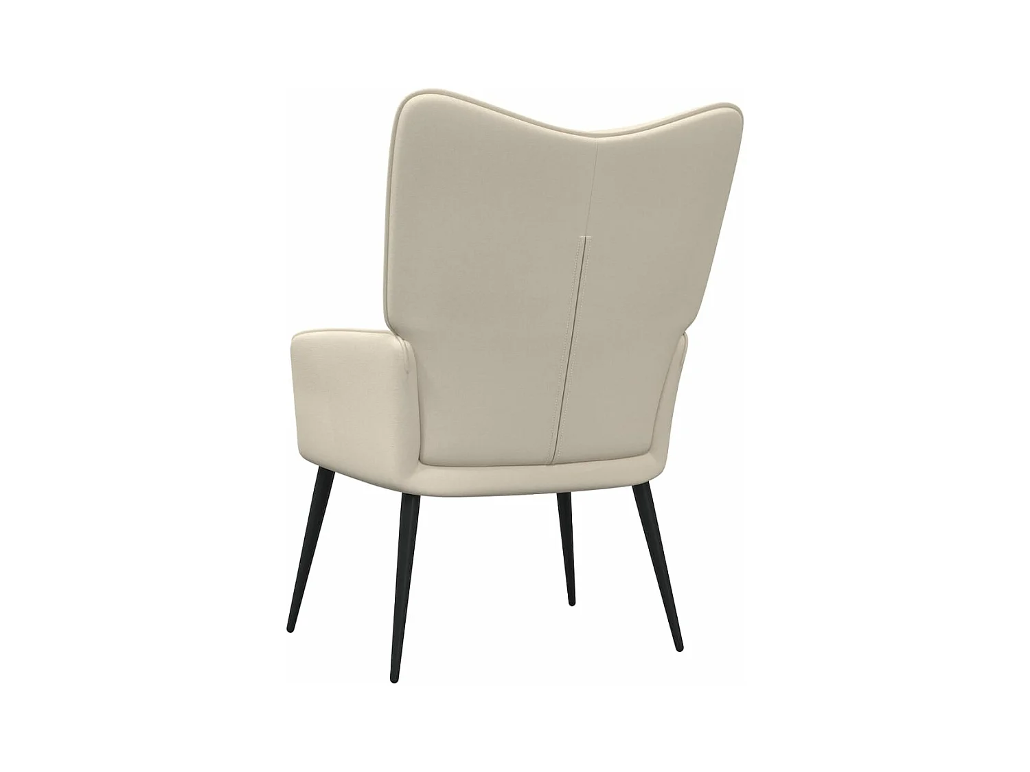 Fauteuil de relaxation Crème Tissu