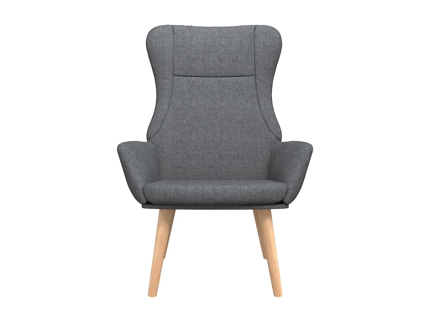 Fauteuil de relaxation Gris foncé Tissu