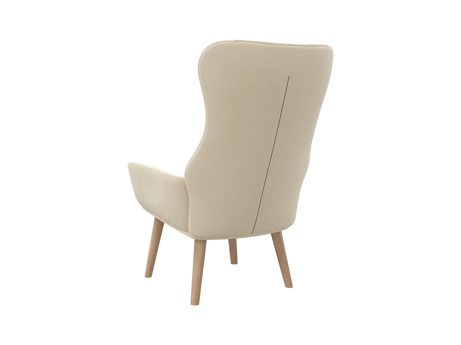 Fauteuil de relaxation Crème Tissu