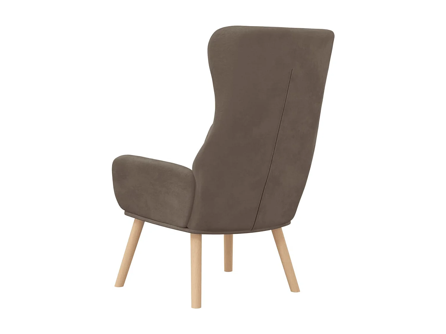 Fauteuil de relaxation Marron Velours