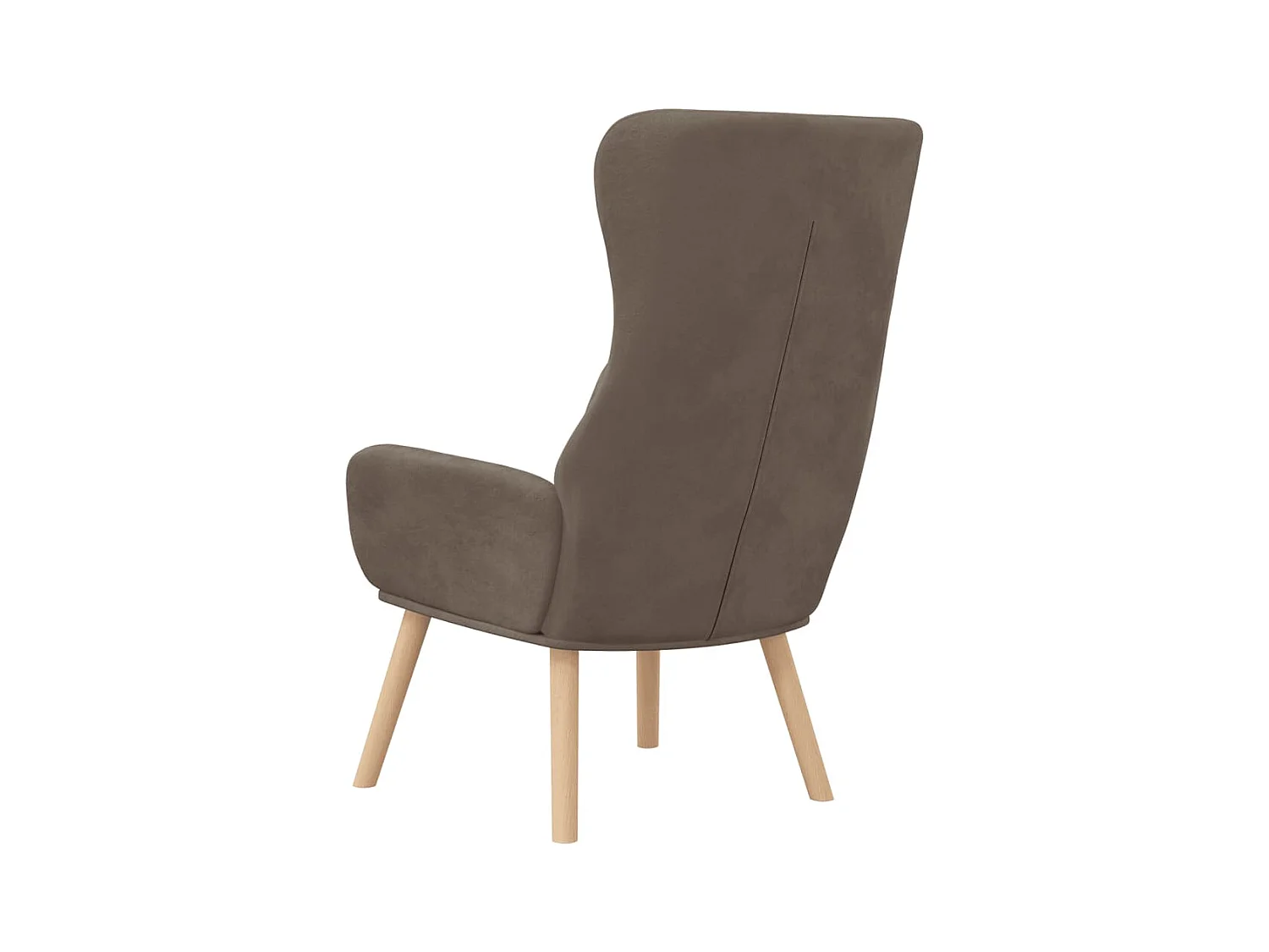 Fauteuil de relaxation Marron Velours