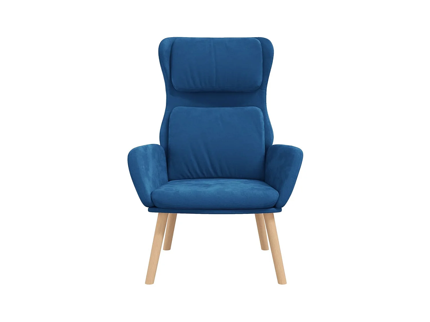 Fauteuil de relaxation Bleu Velours