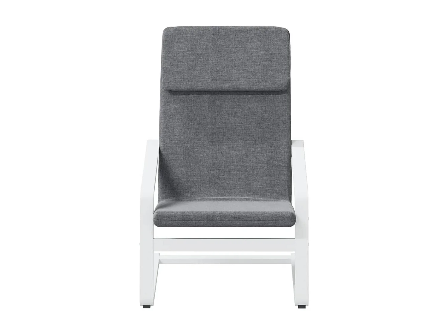Sillón de relax de tela gris oscuro
