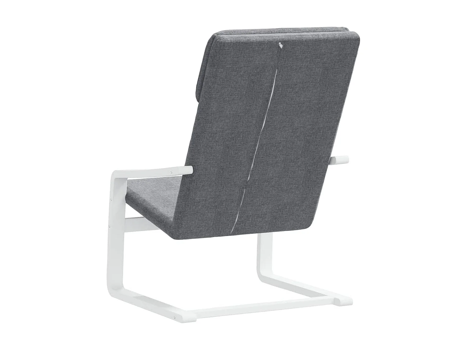 Sillón de relax de tela gris oscuro