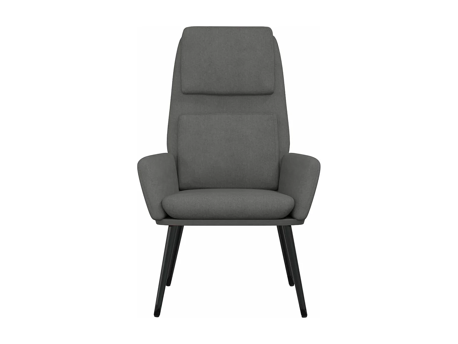 Fauteuil de relaxation Gris clair Tissu