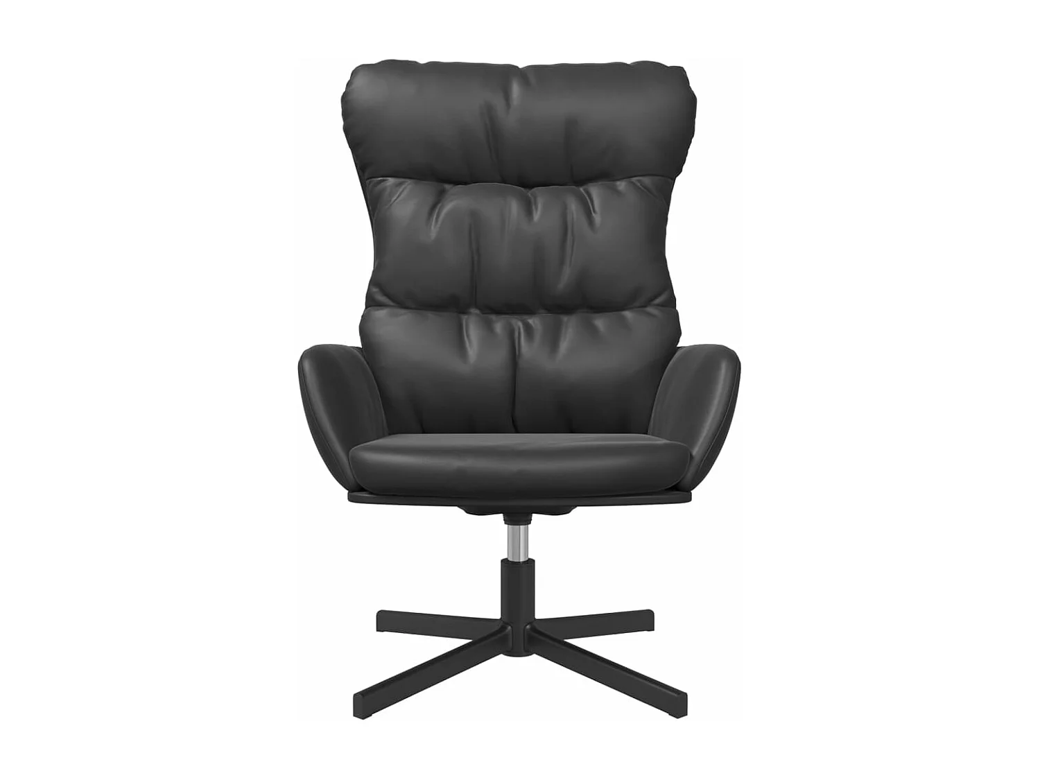 Fauteuil de relaxation Noir Similicuir