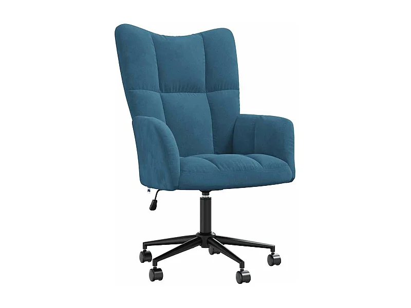 Fauteuil de relaxation Bleu Velours