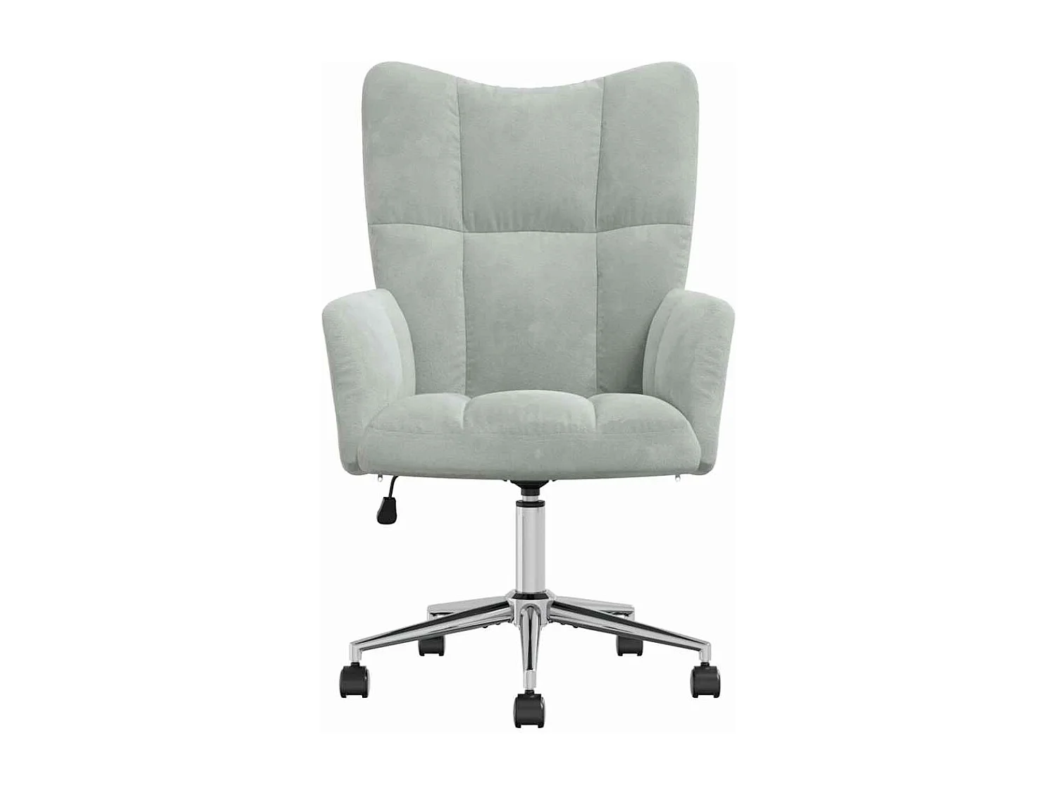 Fauteuil de relaxation Gris clair Velours