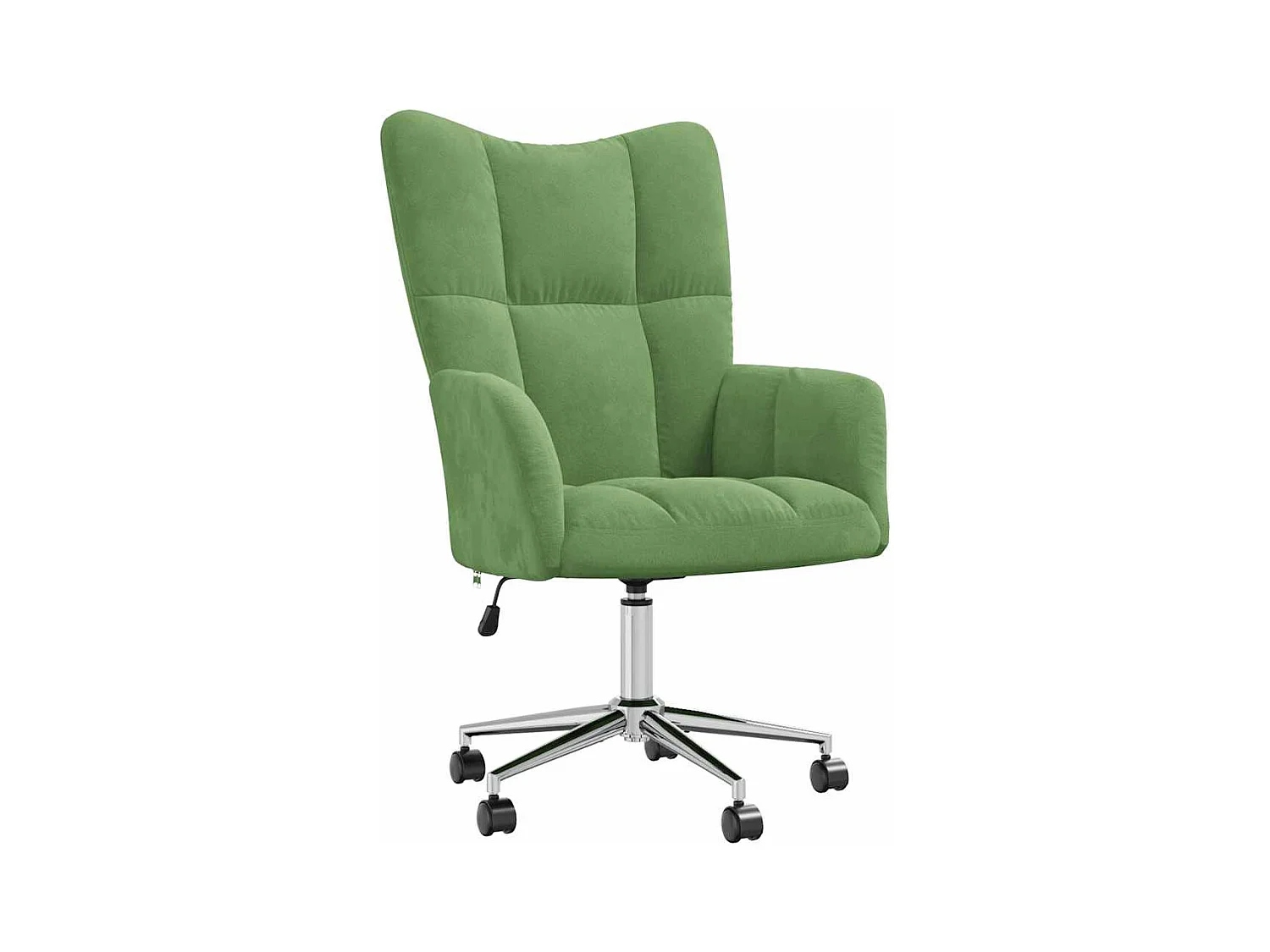Fauteuil de relaxation Vert clair Velours