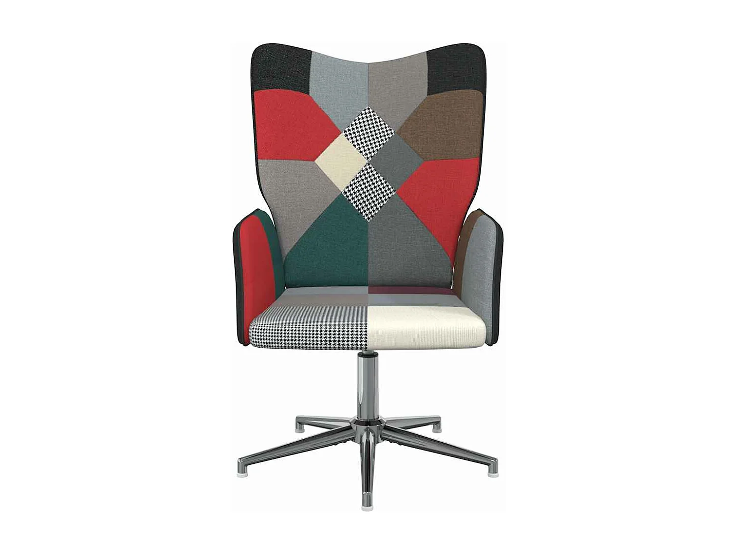 Relaxstoel patchwork stof