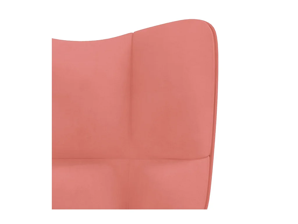 Fauteuil de relaxation Rose Velours