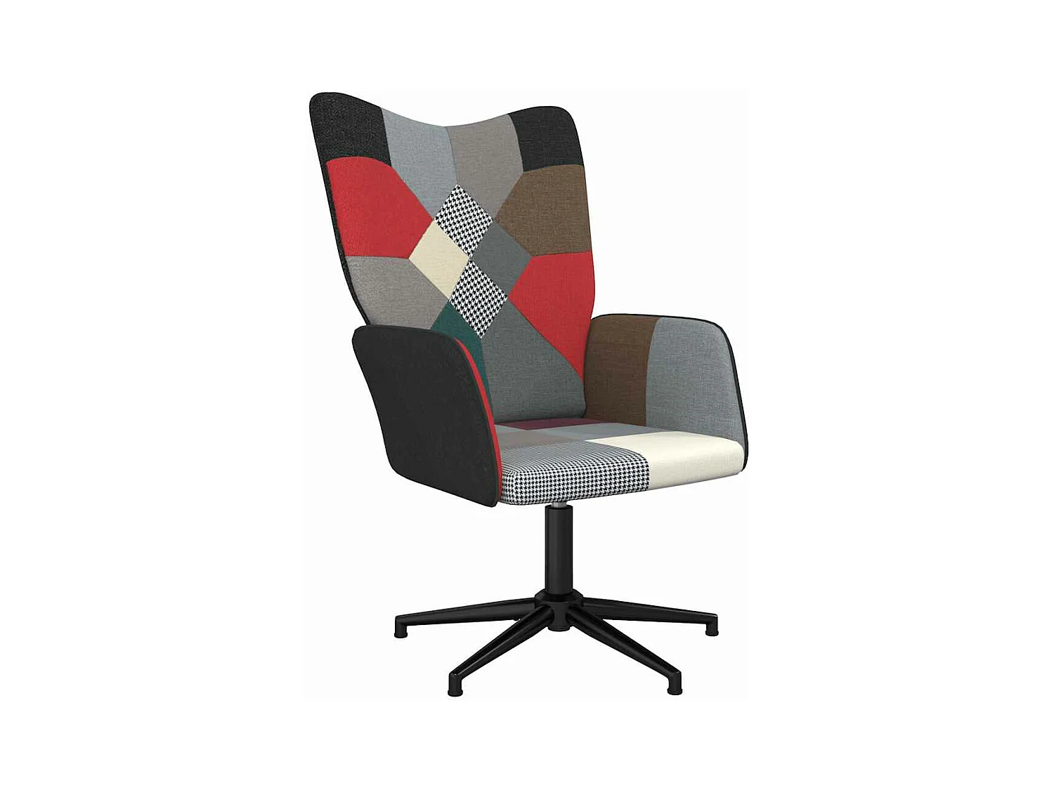 Silla de relajación de tela patchwork