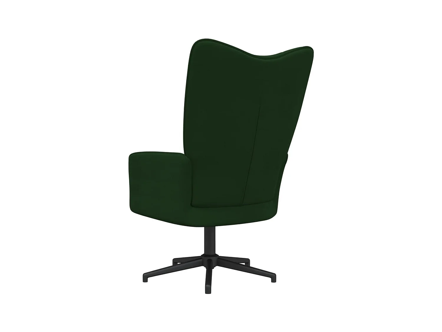 Fauteuil de relaxation Vert foncé Velours