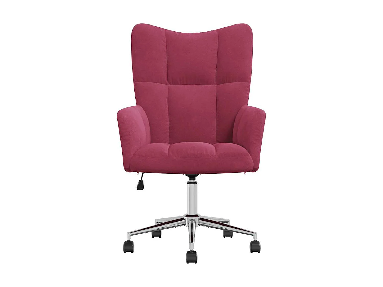 Fauteuil de relaxation Rouge bordeaux Velours