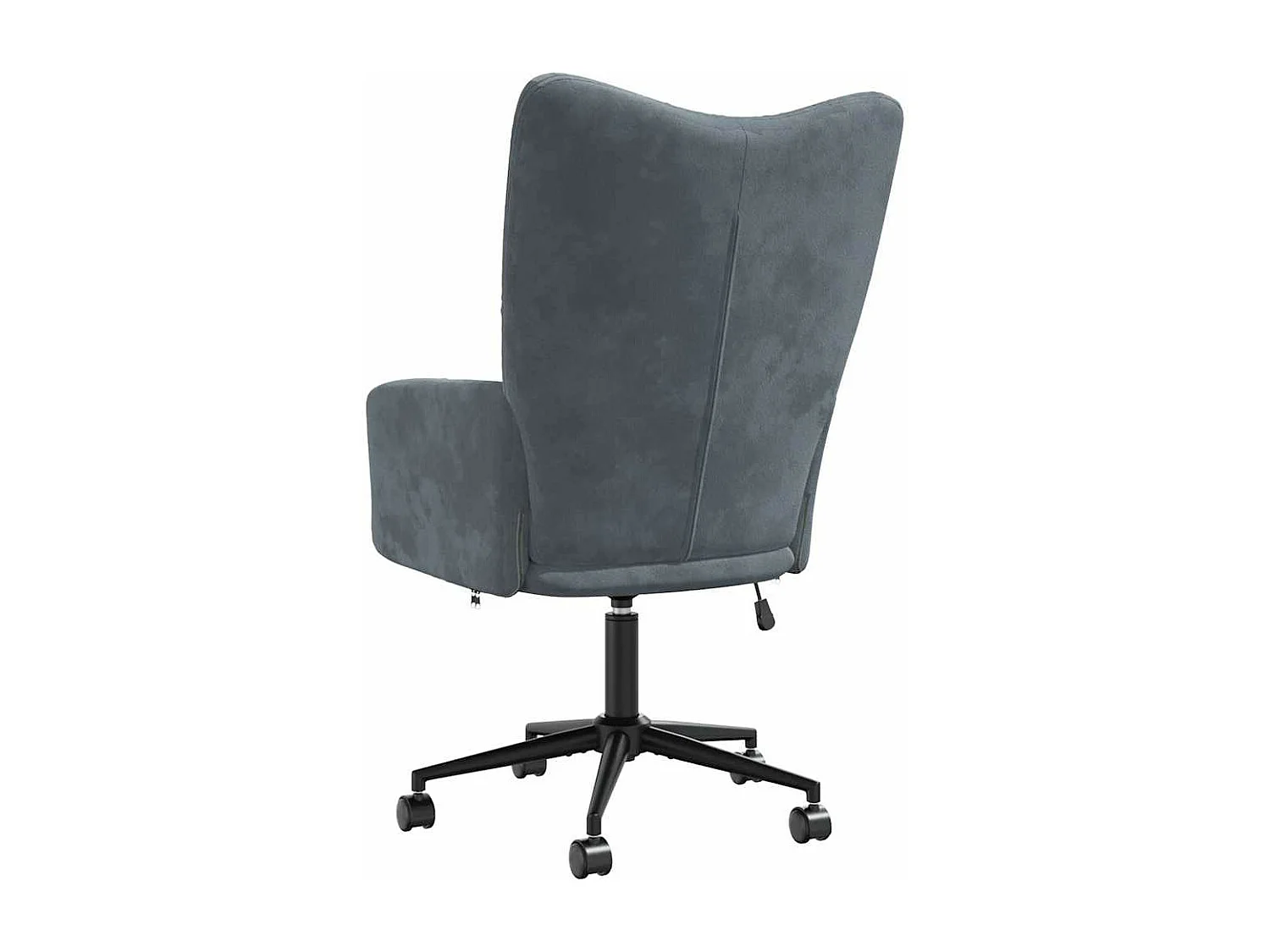 Fauteuil de relaxation Gris foncé Velours