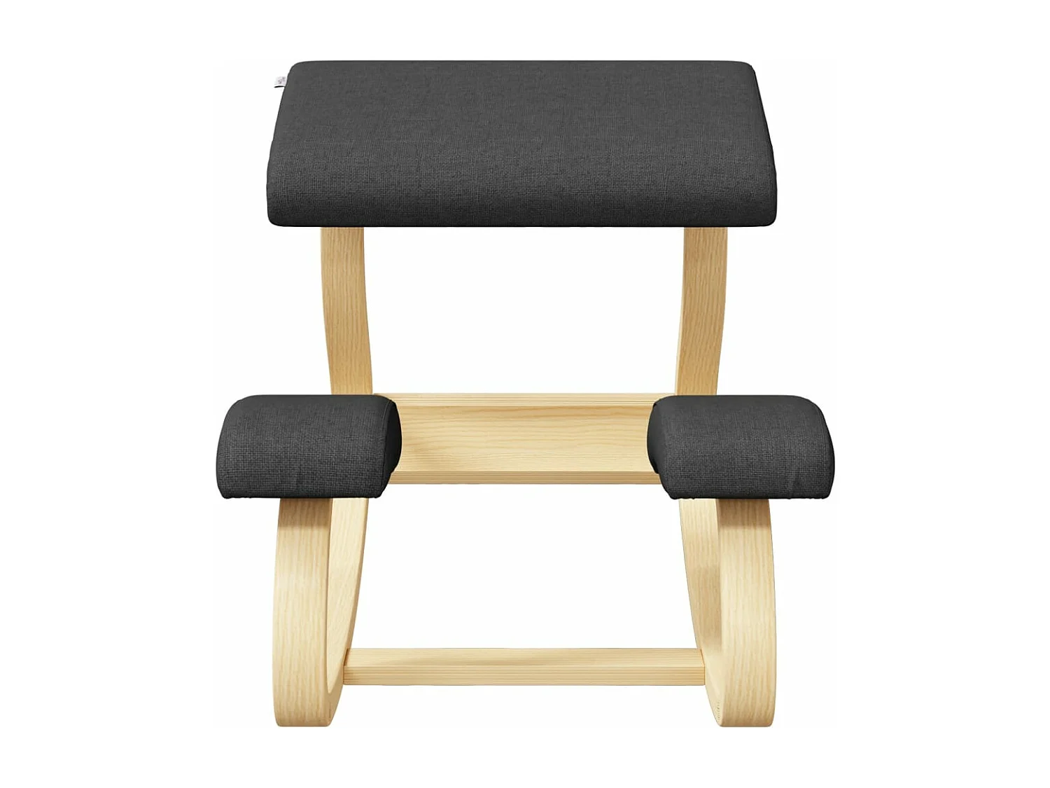 Zwarte knielstoel 48x71x51 cm berkenmultiplex