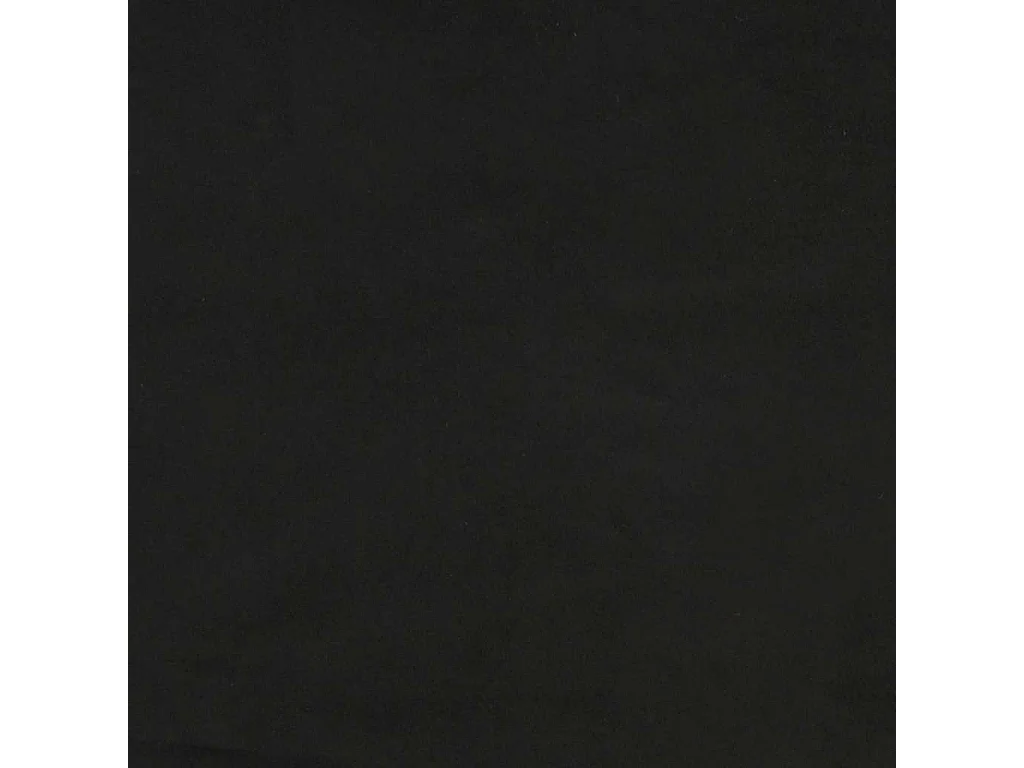 Chaise à bascule avec repose-pied Noir Velours