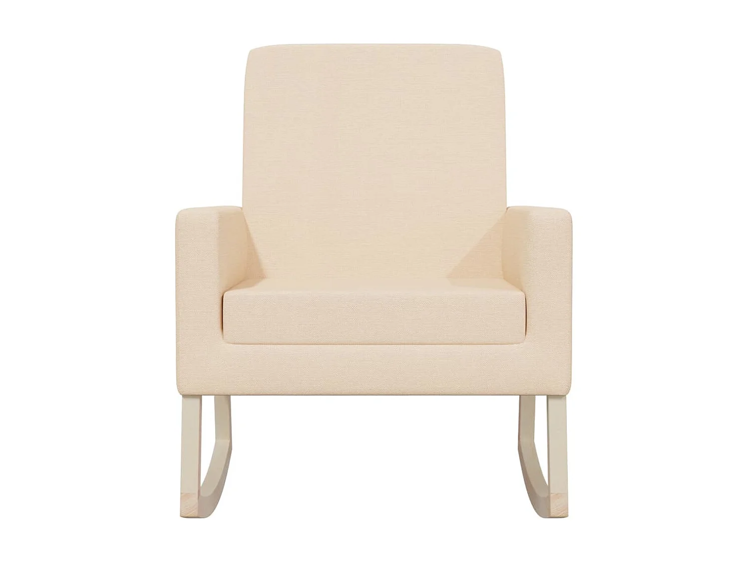 Chaise à bascule Crème Tissu