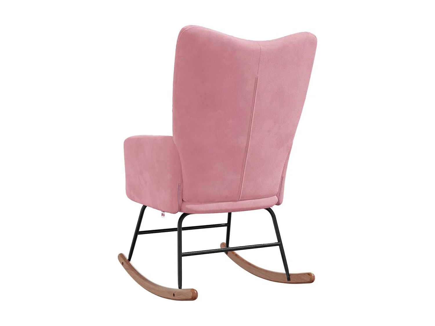 Chaise à bascule Rose Velours