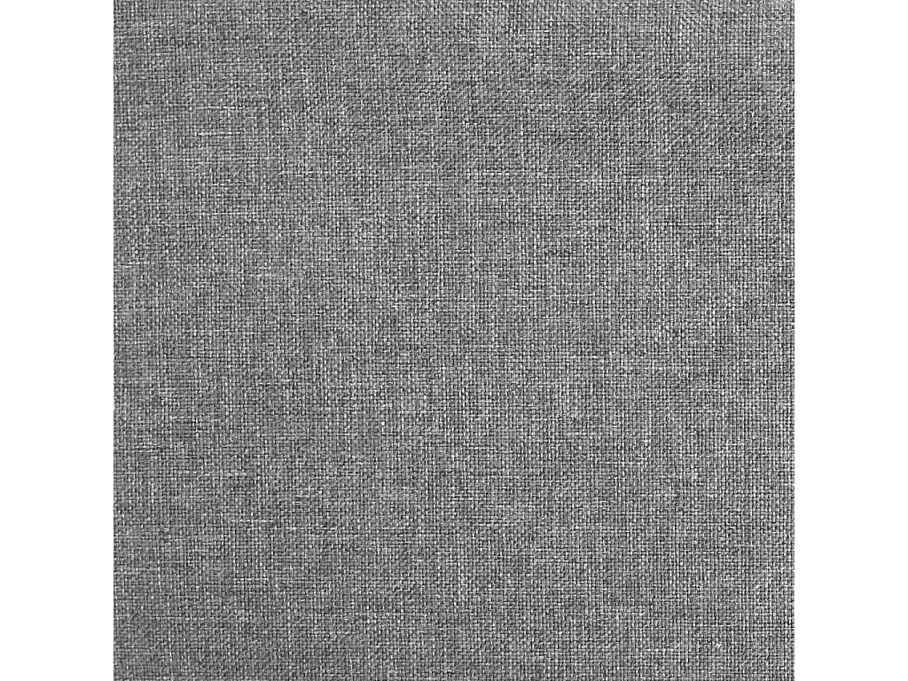 Chaise à bascule avec tabouret Gris clair Tissu