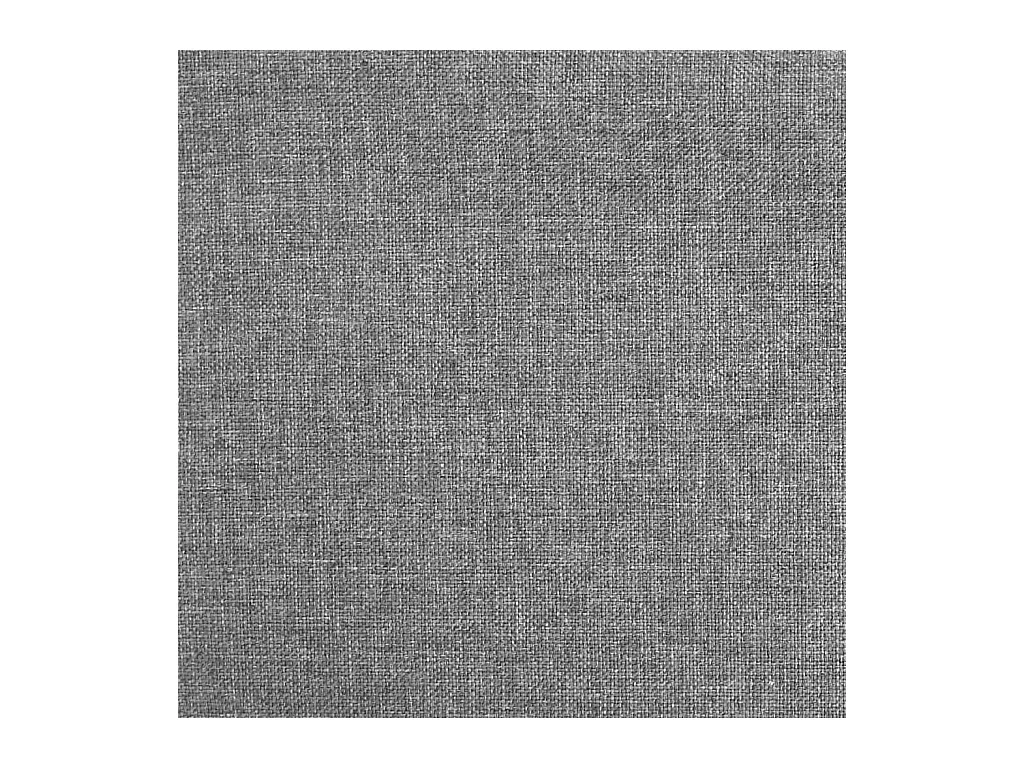 Chaise à bascule avec tabouret Gris clair Tissu
