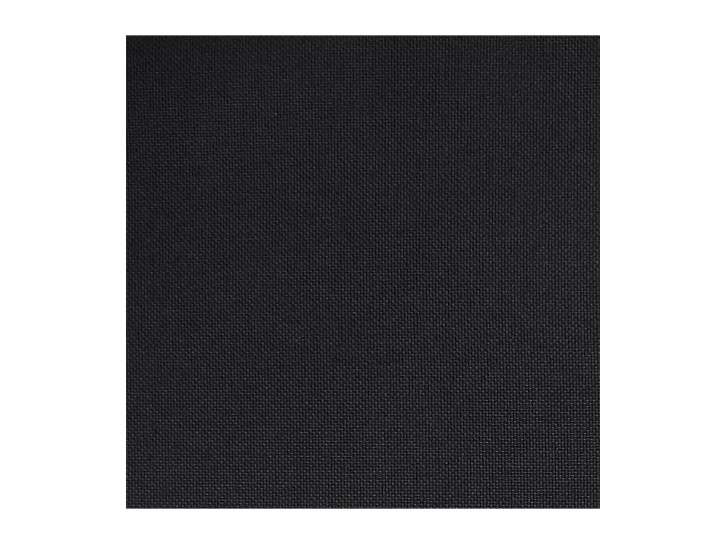 Chaise à bascule Noir Tissu