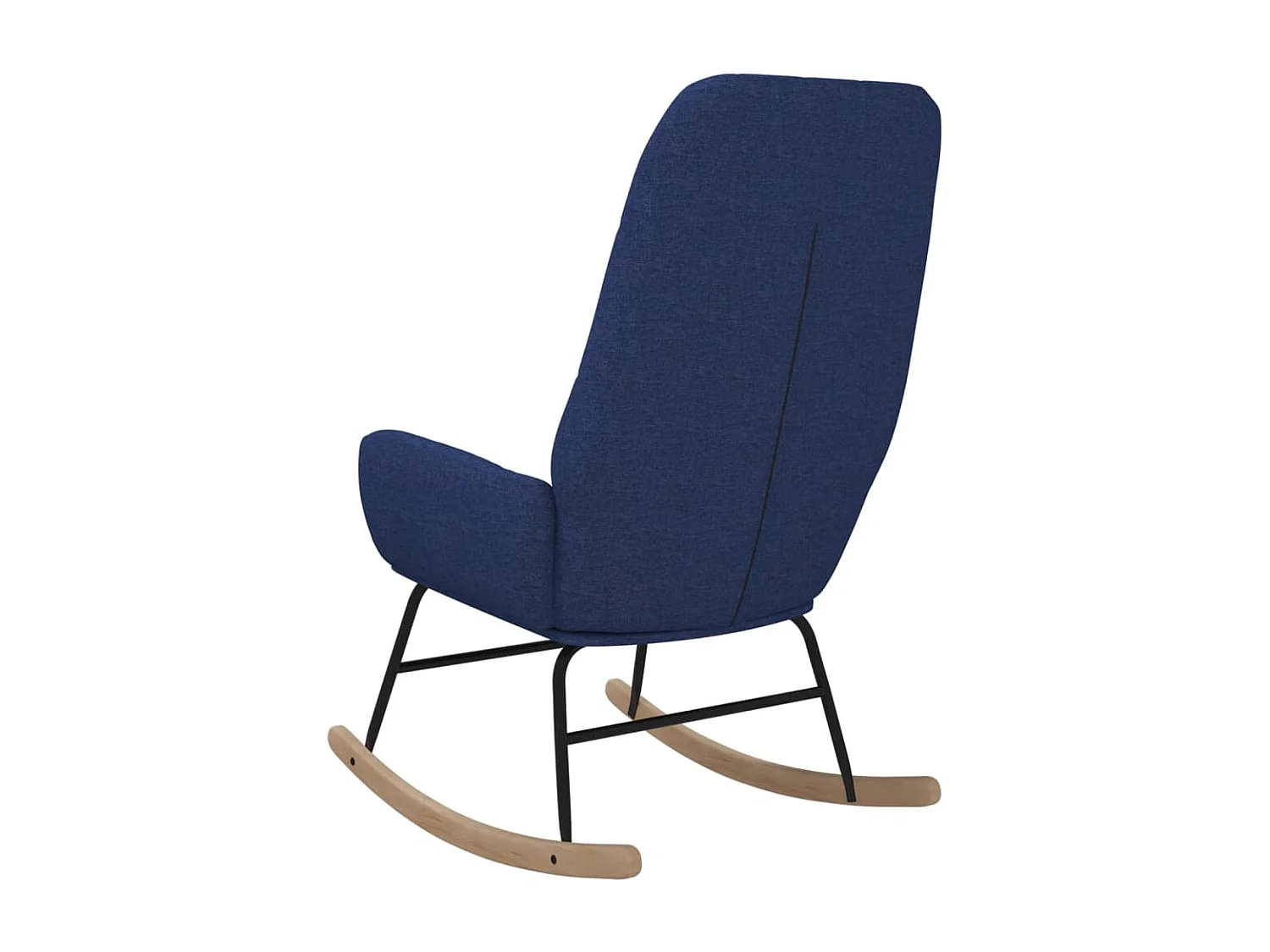 Schommelstoel Blauwe Stof