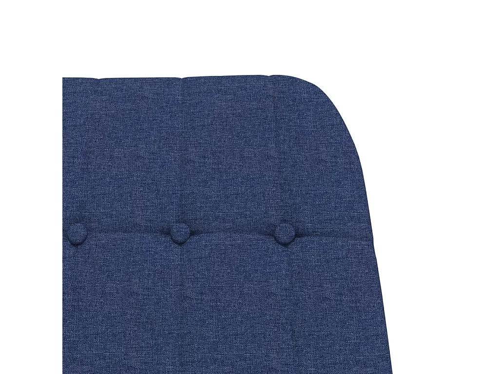 Schommelstoel Blauwe Stof