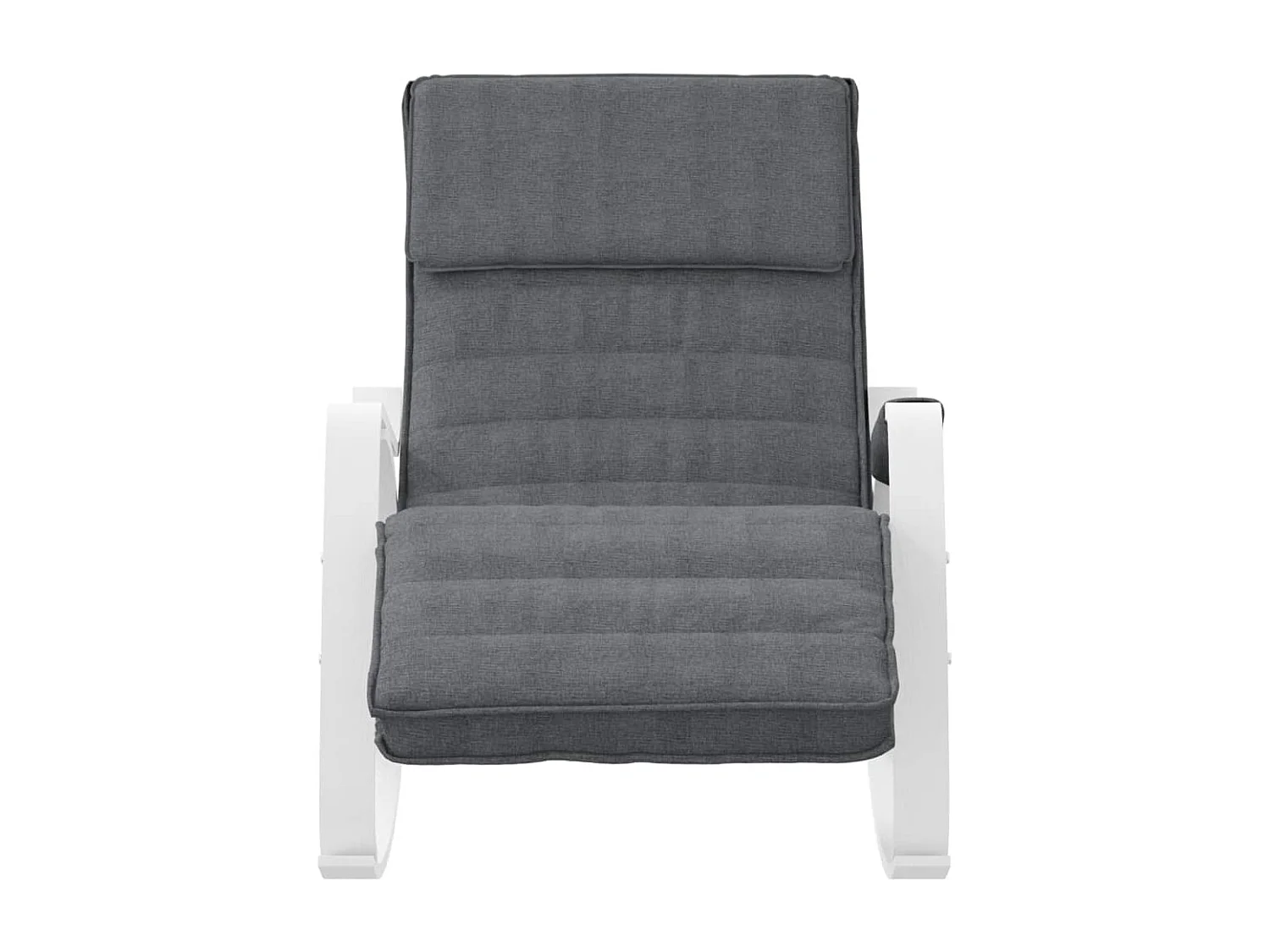 Cadeira de balanço Tecido cinza escuro