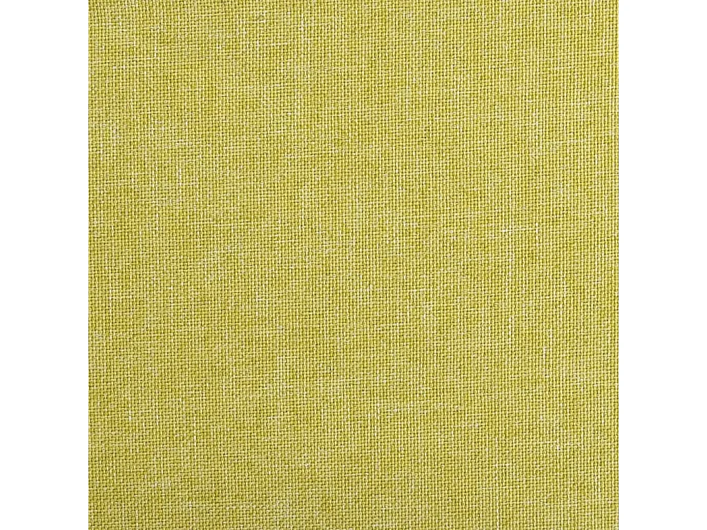 Schaukelstuhl mit Hocker aus grünem Stoff