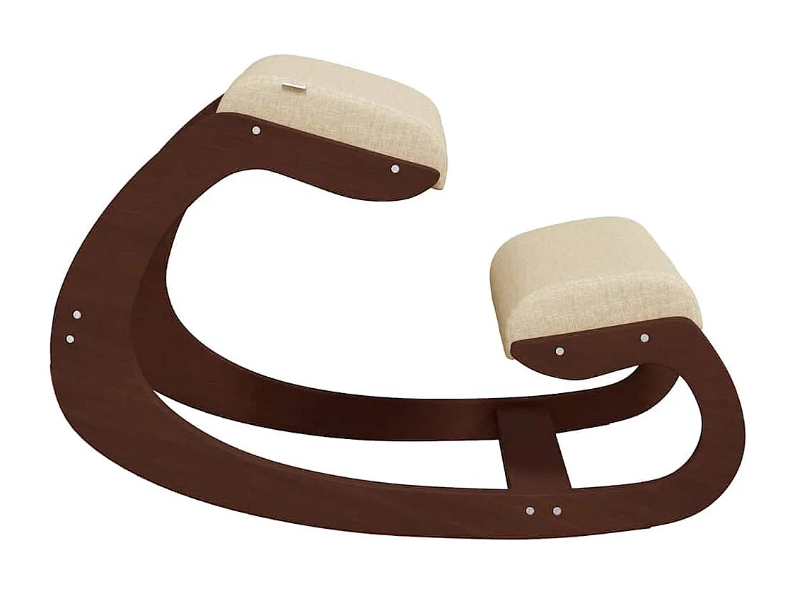 Crème knielstoel 55x84x55 cm berkenmultiplex