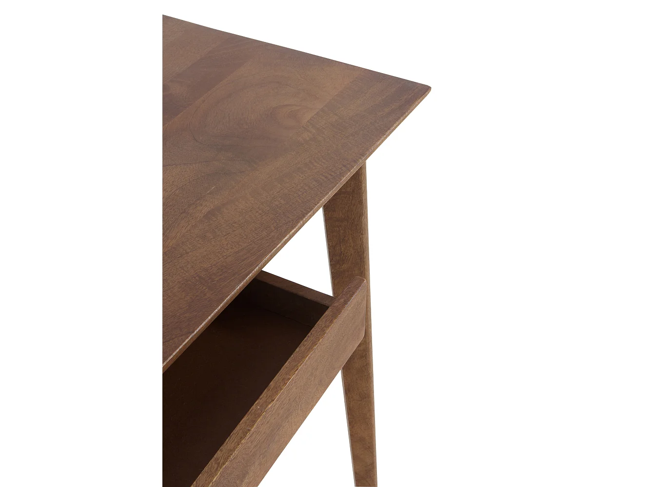 Console avec un tiroir en bois d'acacia massif