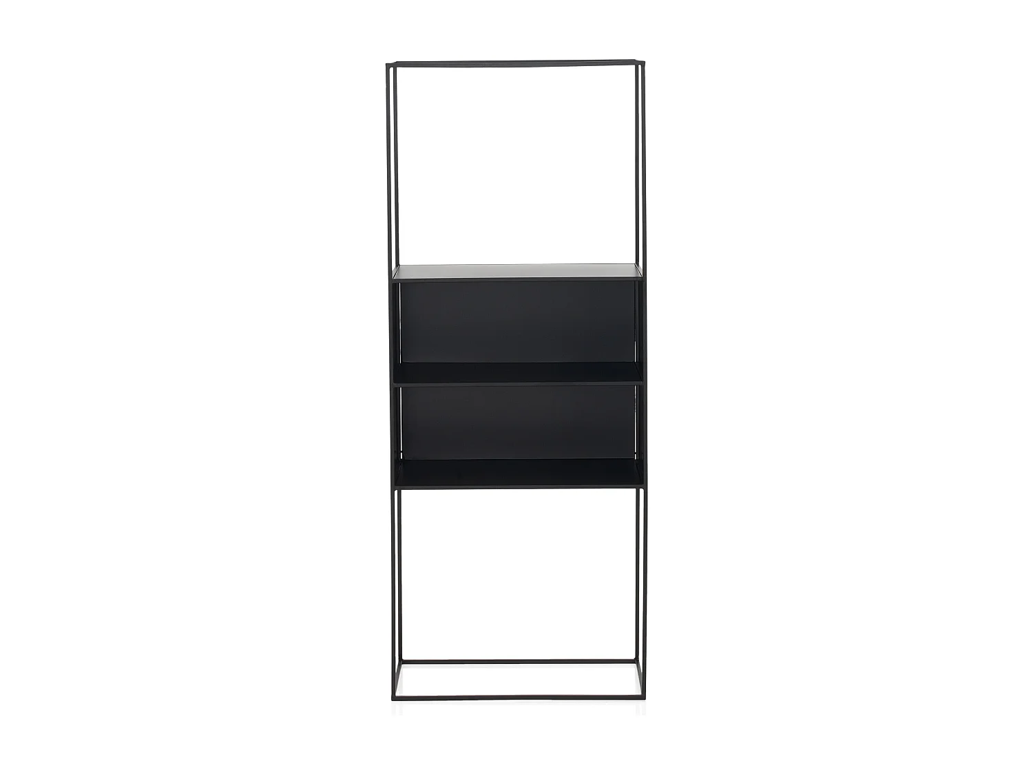 Estantería metálica negra