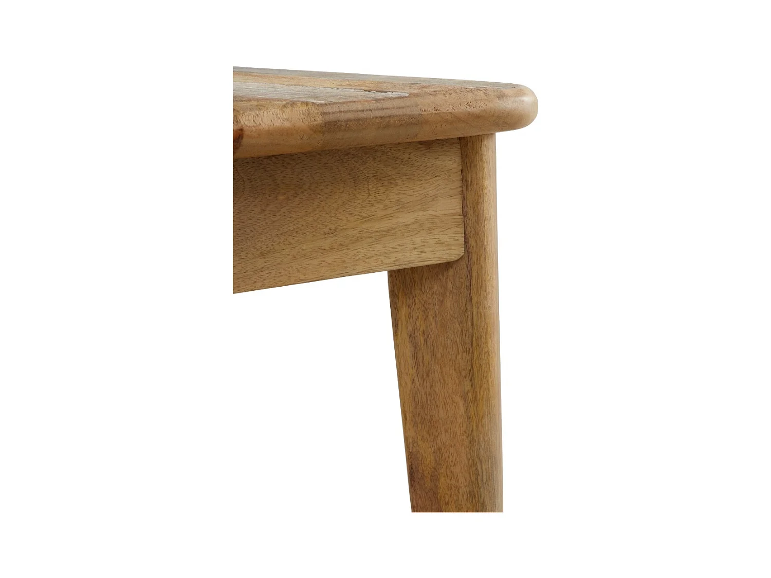 Spiegel aus Tannenholz und Eisen