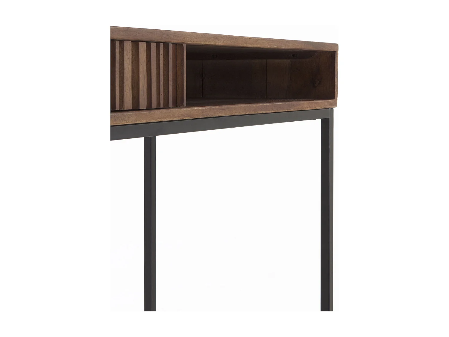 Bureau avec tiroir stratifié en manguier massif