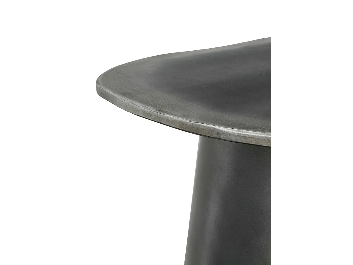 Table basse laquée en couleur métallique